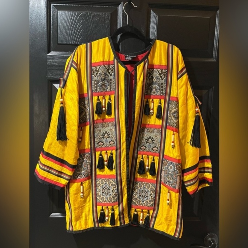 Vintage JA Resorts Silk Kimono Style Jacket